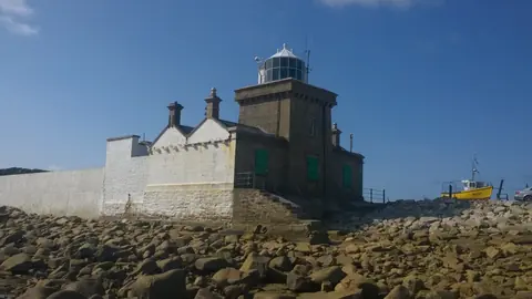 Blacksod Lighthouse, Co Mayo, home of the weather station Belmullet replaced in 1956.
