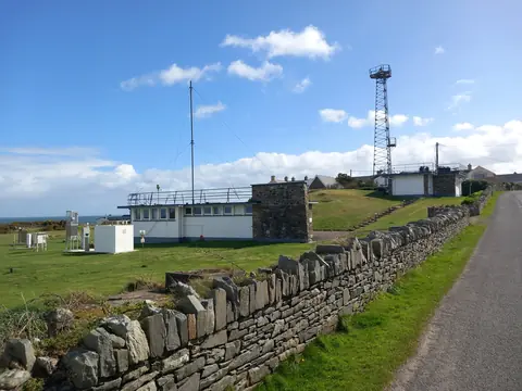 Met Éireann's weather station at Malin Head, Co Donegal, in April 2024.