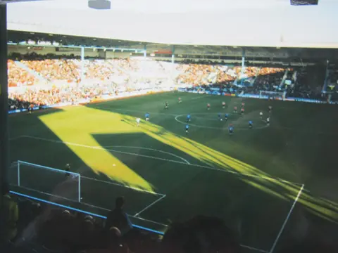 Highfield Road, Coventry's home until 2005, on a match day in January 1997.
