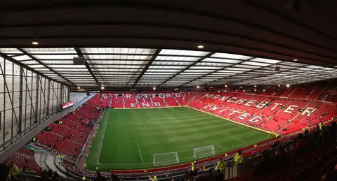 Old Trafford in December 2012, the season before both hoodoos ended.
