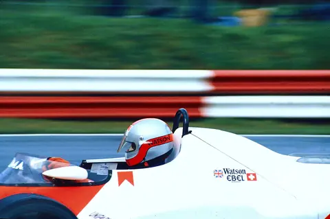 John Watson's McLaren MP4/1C at Brands Hatch, 1983, two weeks after his win from 22nd.
