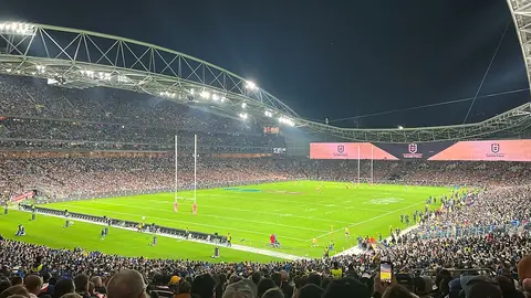 Stadium Australia, Sydney, where Australia played the 2023 Women's World Cup semi-final
