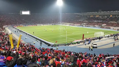 Estadio Nacional, Santiago, where Chile played the 1962 World Cup semi-final