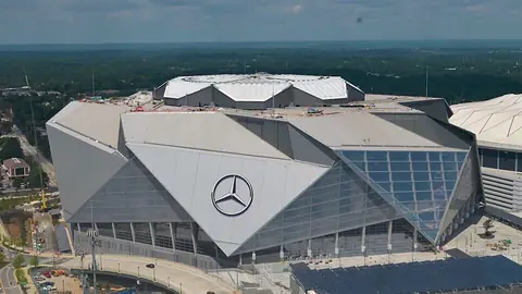 Mercedes-Benz Stadium, Atlanta, where DR Congo played the 2026 World Cup round of 32 game