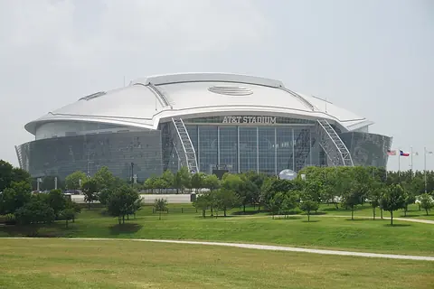 AT&T Stadium, Arlington, where Jordan played the 2026 World Cup group game
