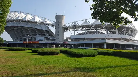 Wuhan Sports Center, Wuhan, where North Korea played the 2007 Women's World Cup quarter-final