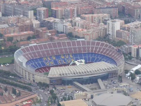 Camp Nou, Barcelona, where Poland played the 1982 World Cup semi-final