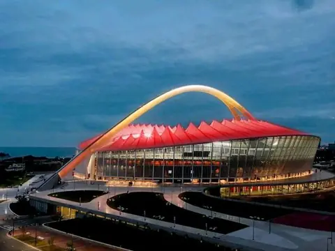 Moses Mabhida Stadium, Durban, where Slovakia played the 2010 World Cup round of 16 game